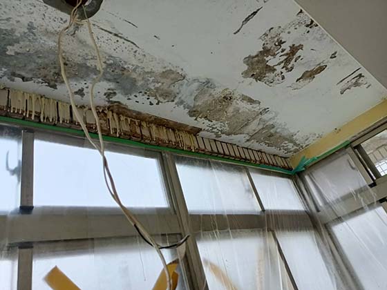 桃園新屋陽台天花板止水工程高壓灌注